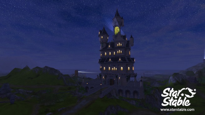 Château de Silverglade de nuit